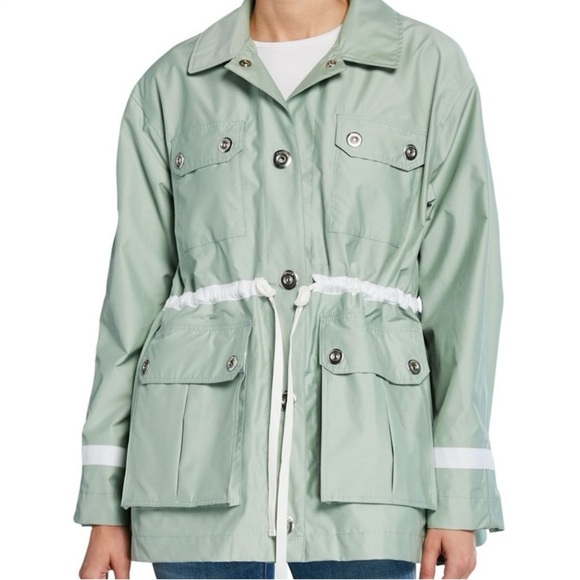 Hunter Women’s Refined Waterproof Garden Jacket / Sage Green - Picture 11 of 14
